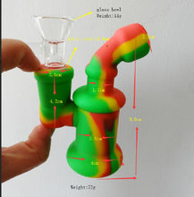 Load image into Gallery viewer, ZEN710 4" Mini Silicone Bubbler w/ Glass