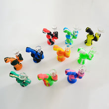 Load image into Gallery viewer, ZEN710 4" Mini Silicone Bubbler w/ Glass