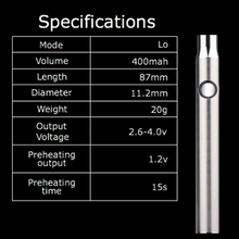 Load image into Gallery viewer, Zen710 Low Voltage Battery & USB Bottom Charge