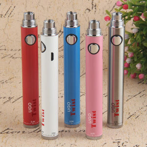 WHOLESALE Evod eGo | UGO Twist | Classic 510 Battery with Bottom Voltage Dial & Micro USB Side Charge