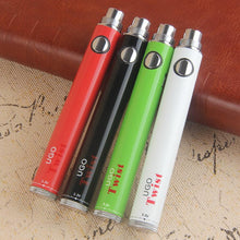 Load image into Gallery viewer, WHOLESALE Evod eGo | UGO Twist | Classic 510 Battery with Bottom Voltage Dial &amp; Micro USB Side Charge